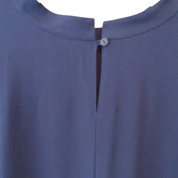Eileen Fisher Navy Blue Tunic/Dress, Size Large, Boxy, Loose Fit - EUC - Picture 6 of 8